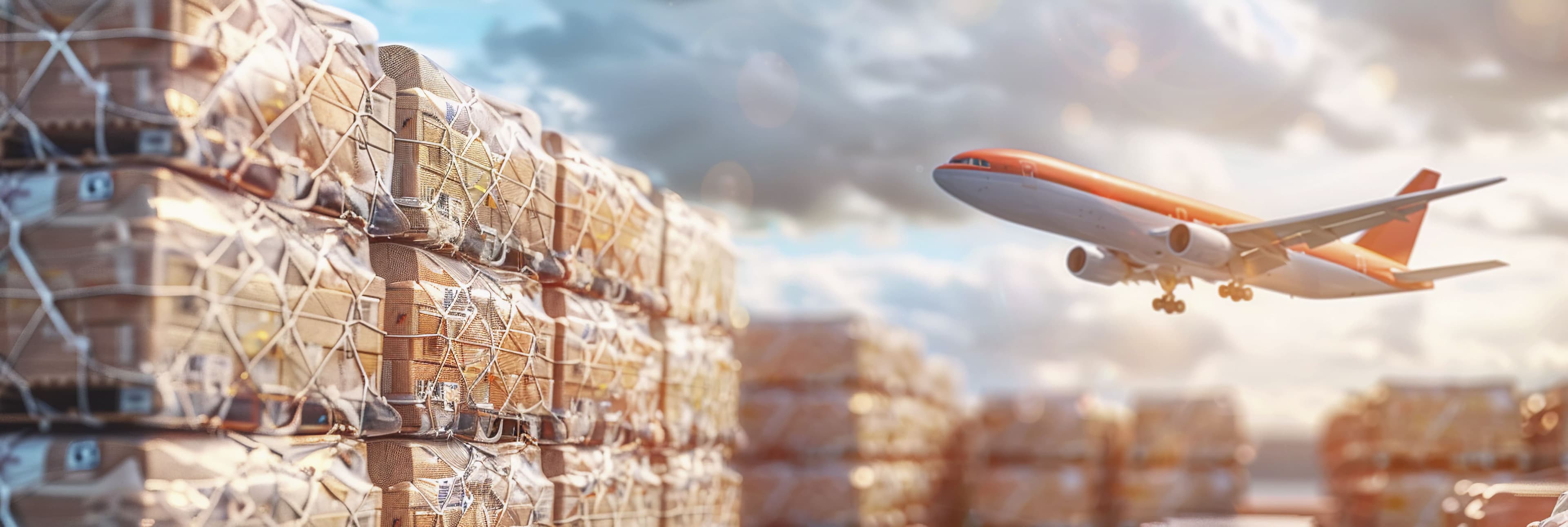 Air and sea cargo services banner